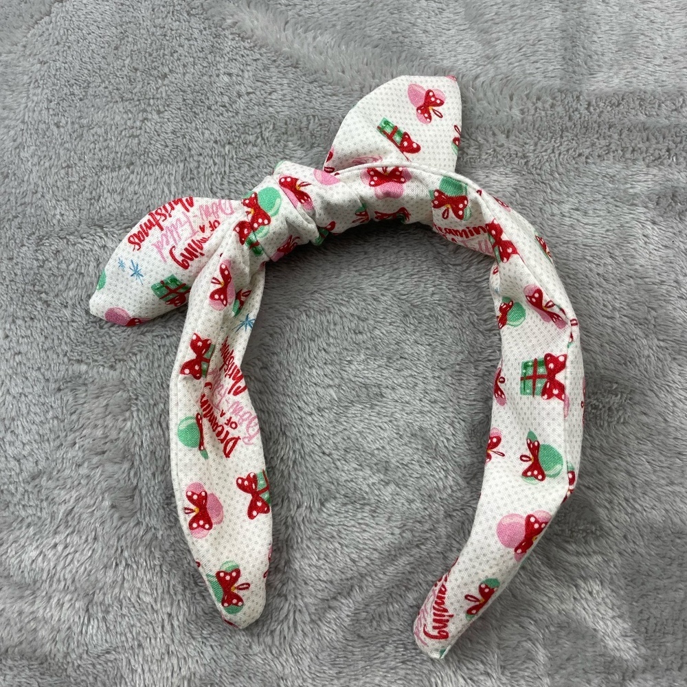Disney Christmas Top Knot Headband Adult Size